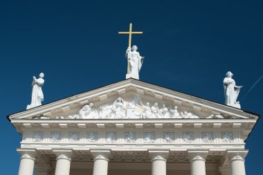 Heykeller üzerinde tavan Vilnius Katedrali, Litvanya Cumhuriyeti