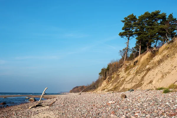 Herfst in de kust van de Baltische zee van Litouwen — Stockfoto