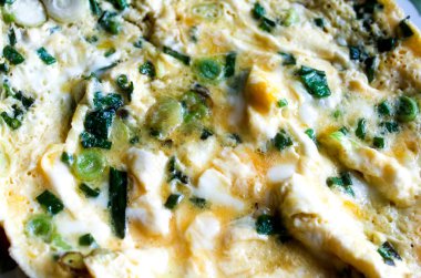 Tavada çırpılmış yumurta..