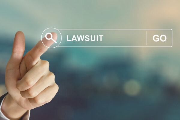 кнопка подачи иска на панели инструментов поиска
