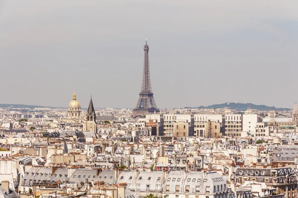 View of Paris from the Notre Dame Cathedral, France — Stock Photo, Image