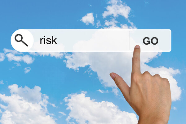 финансовый риск на панели инструментов поиска
