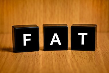 şişman kelime kara blok