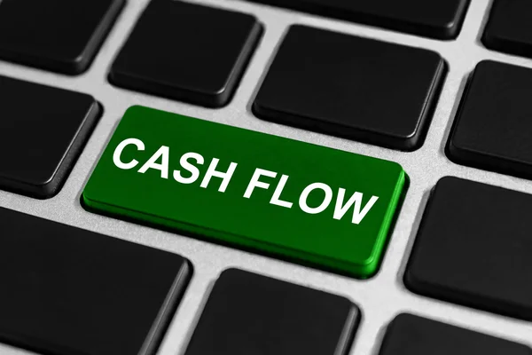 Cash-flow knop op toetsenbord — Stockfoto