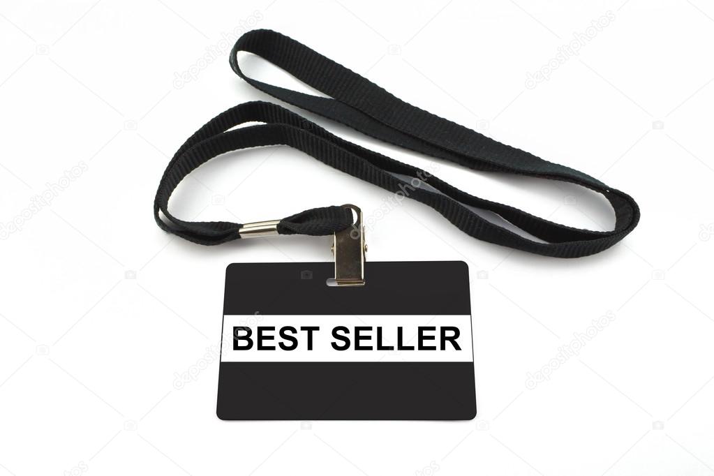 best seller badge isolated on white background
