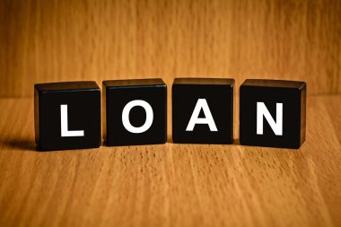 Finansal kredi word siyah blok