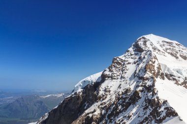 İsviçre Alpleri dağ manzarası, Jungfrau, İsviçre 