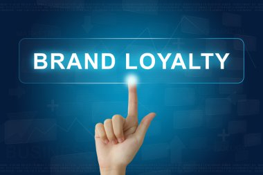 yandan basın marka sadakati düğmesinde dokunmatik ekran