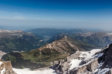İsviçre Jungfrau dağdan görüntülemek