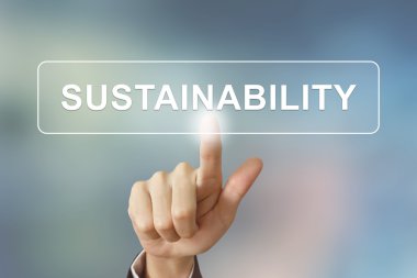 bulanık backgrou sürdürülebilirlik düğmesini tıklayarak iş el