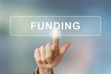 arka plan bulanık finansman düğmesini tıklayarak iş el