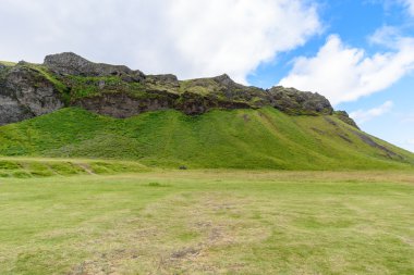 Dağ manzarası, Seljalandsfoss, İzlanda