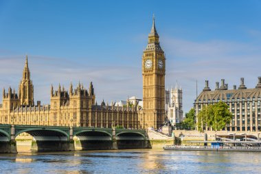 Big Ben'e ve Parlamento, Londra, İngiltere'de ev