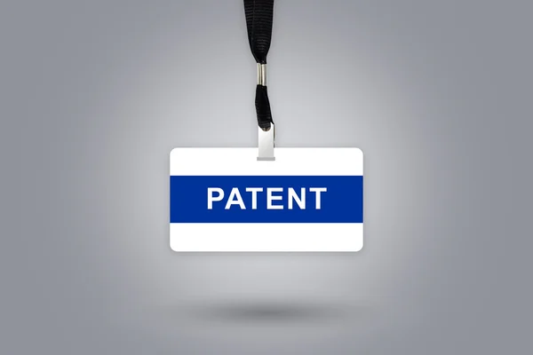 배지에서 특허 — 스톡 사진