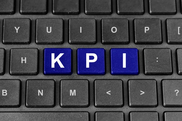 KPI or Key Performance Indicator word on keyboard — Stock Photo, Image