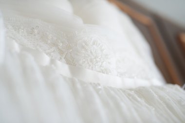 dantel beyaz gelinlik