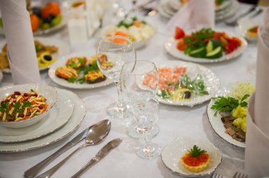 Düğününüz için güzel bir masa.