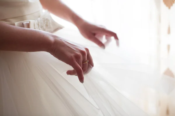 Los Preparativos Para Novia Boda — Foto de Stock