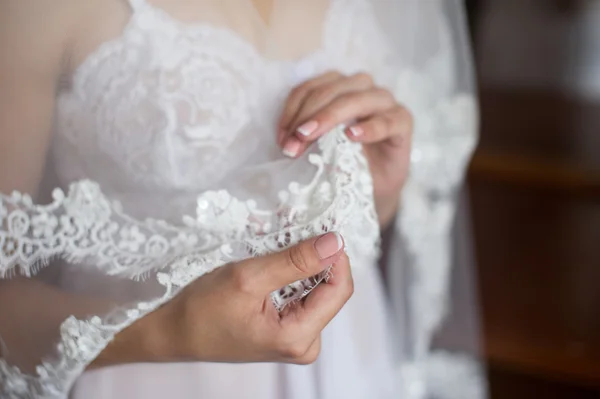 Los Preparativos Para Novia Boda — Foto de Stock