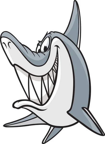 Sneaky Shark — Stock Vector