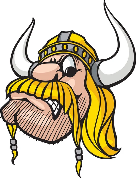 Viking Head — Stock Vector