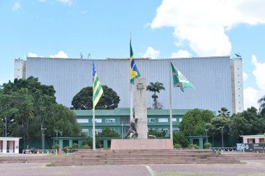 Goiania Goias Brezilya, Zümrüt Sarayı, Gois hükümetinin merkezi, Civic Square, tarihi miras, Art Deco mimarisi.