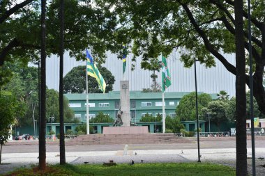 Goiania Goias Brezilya Zümrüt Sarayı, Gois, Civic Square hükümetinin merkezi, tarihi miras, Art Deco mimarisi.