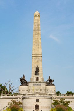 Springfield, Illinois / ABD - 16 Eylül 2020: Lincoln 's Tomb güzel bir yaz öğleden sonrasında.