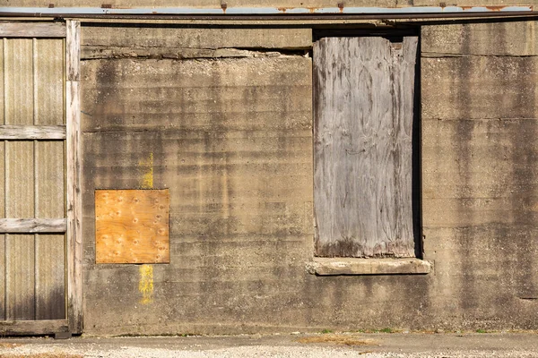 Vecchio Muro Magazzino Abbandonato Luce Naturale — Foto Stock