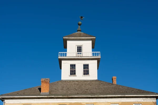 Buiten Van Oud Gebouw Kleine Midwest Stad — Stockfoto