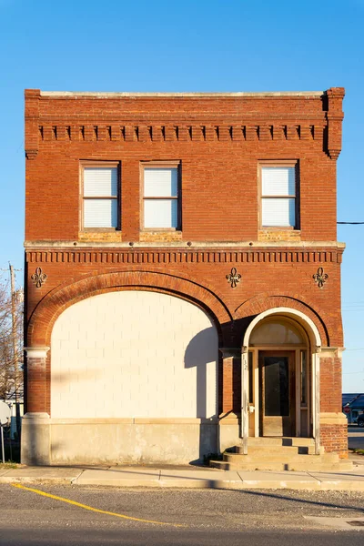 Old buildings in small Midwest town.