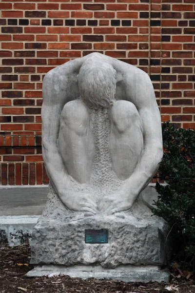 Urbana Illinois United States December 29Th 2020 Son Deucalion Sculpture — Stock Photo, Image