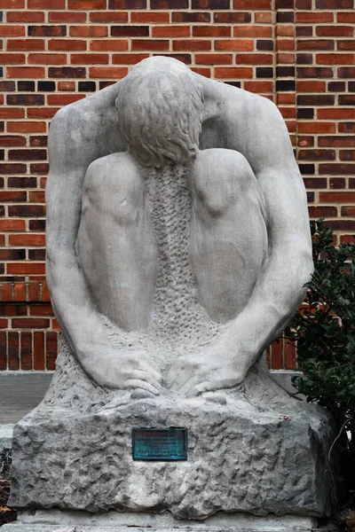Urbana Illinois Usa Dezember 2020 Skulptur Son Deucalion Des Künstlers — Stockfoto