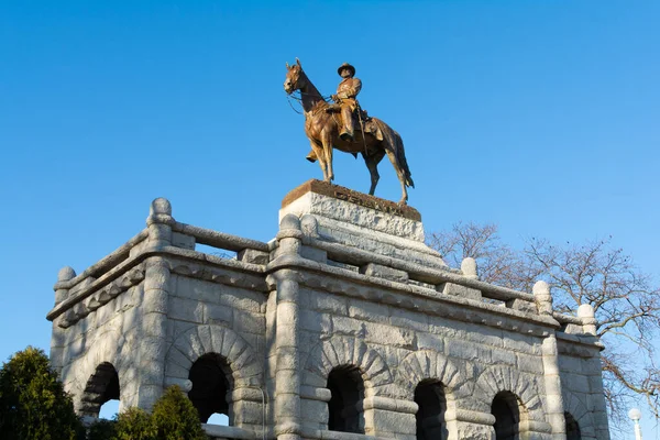 Chicago Illinois Estados Unidos Dezembro 2020 Monumento Ulysses Grant Artista — Fotografia de Stock