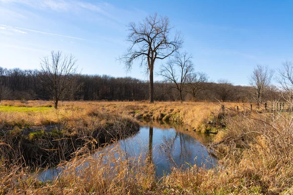 Midwest Countryside Beautiful Autumn Morning Royalty Free Stock Images