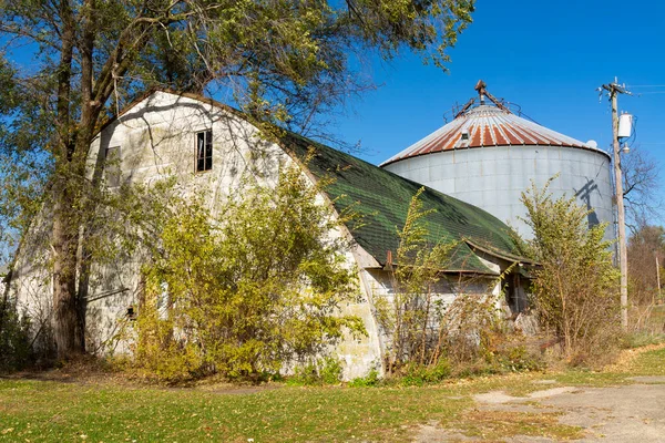 Edifício Velho Cidade Pequena Midwest — Fotografia de Stock