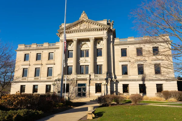 Ancien Palais Justice Midwest Sycamore Illinois États Unis Photos De Stock Libres De Droits