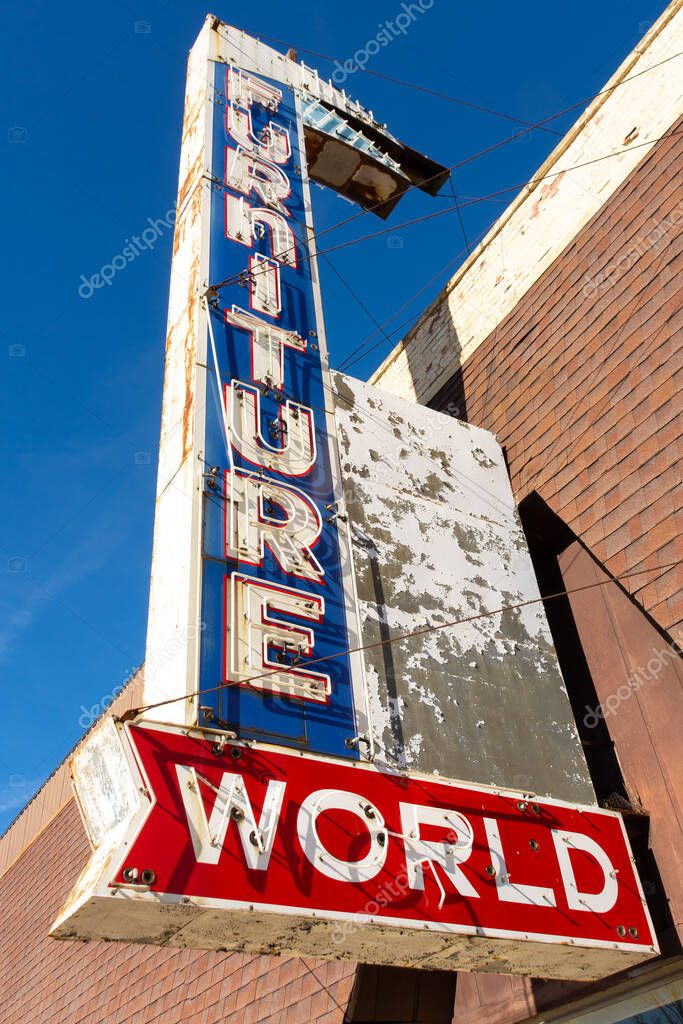 Rantoul, Illinois / Estados Unidos 20 de enero de 2021 Cartel de