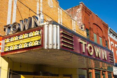 Chillicothe, Illinois / ABD - 12 Ocak 2021: Küçük bir Midwest kasabasındaki eski 