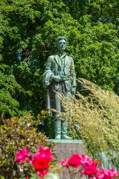 Dixon Illinois Estados Unidos Junio 2021 Monumento Lincoln Por Leonard — Foto de Stock