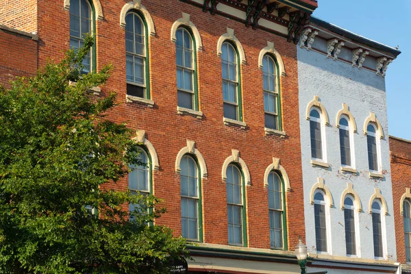 Downtown Architecture Midwest City Ottawa Illinois Usa — Stock Photo, Image