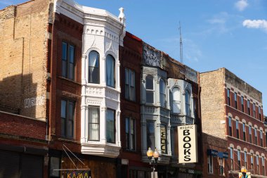 Chicago, Illinois - ABD - 6 Nisan 2025: Şikago, Illinois 'deki Wicker Park mahallesinde dış bina.