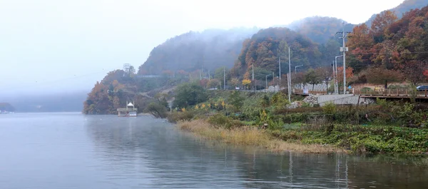 Namiseom île en automne — Photo