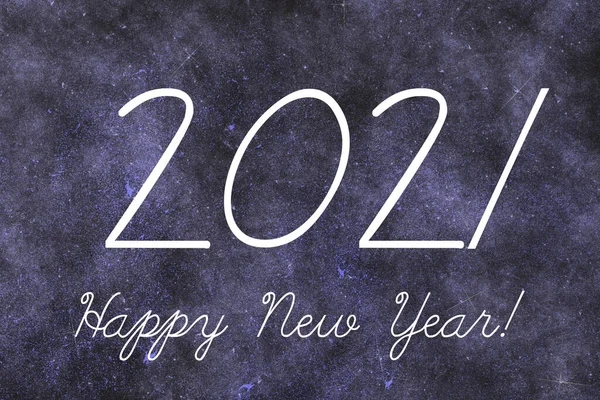 Feliz Ano Novo 2021 Cartão — Fotografia de Stock