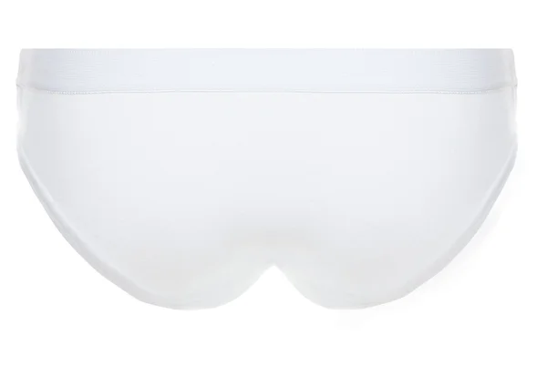 Rear View of White Bikini Brief Underwear — Stock Photo, Image