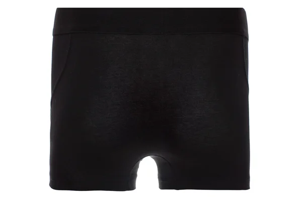 Rear View of Black Boxer Brief Underwear — Stock Photo, Image