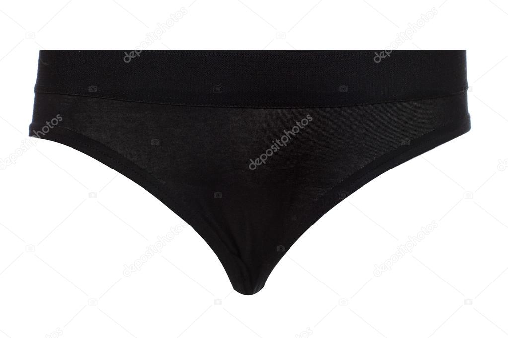 Front View of Black Bikini Underwear — Stock Photo © fantasticbunny 54053643