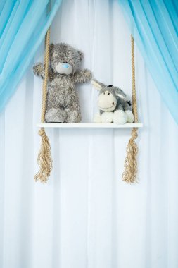 Çocuk partisi için dekorasyon ve dekor.