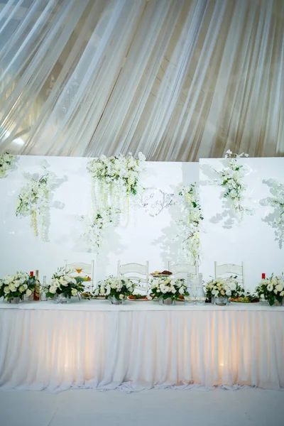 Decoraciones Boda Día Boda Para Los Recién Casados — Foto de Stock