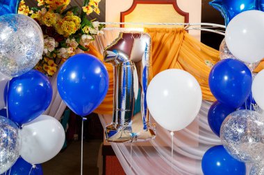 Çocuk partisi için dekorasyon ve dekor.
